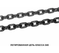 Цепной строп LITELIFT 4СЦ 3,15т 2м с укоротителями четырехветвевой цепь 7x21 T8 G80 4sc3150t2h