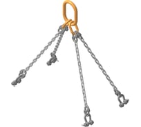 Цепной строп с такелаж. скобами ТЯНИ-ТОЛКАЙ 4СЦ-4,25-1500