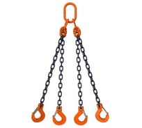 Строп цепной четырехветвевой CERTEX 4СЦ 11,2/ 3000 с крюками-укоротителями 4СЦL 11,2/ 3000