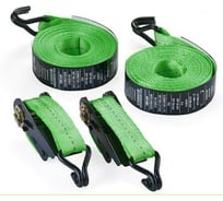 Стяжной ремень HITCH RS REGULAR 100:1000:10, 25 мм, STF 100 DaN, 1 т, 10 м, комплект 2 шт. SZ067693