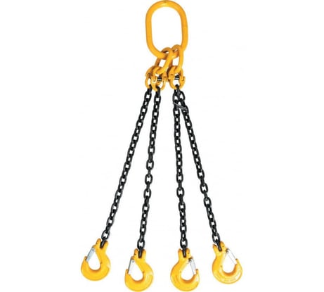 Цепной четырехветвевой строп ТРАСТ 4СЦ 4,3 т, 1500 мм, 8 класс 4687201915461