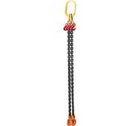 Цепной строп ТамбовТехСнаб 4СЦ 2,36 т, 1 м, с укорач. крюками SC4SC236T1MYK