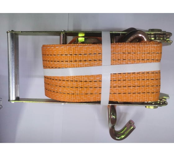 Стяжной ремень MEGASTROP 5,0/10,0 (макс 10,0/20,0) х 12000 (100 мм) с крюками на концах 4655753794889