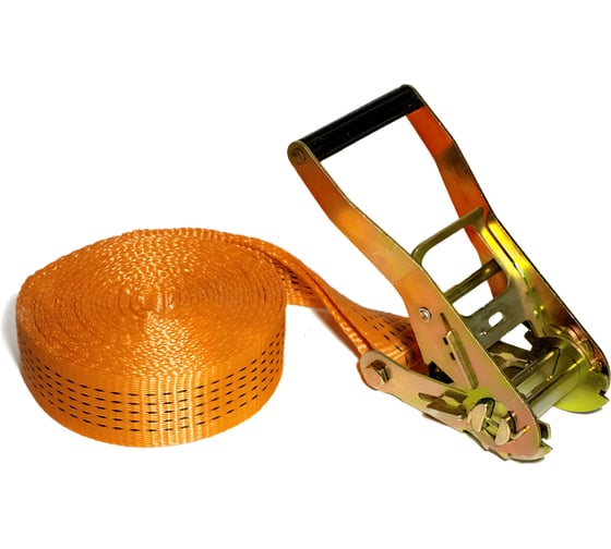 Стяжной ремень для крепления грузов ЖЕЛДОРУСЛУГИ 8 метров, 5000 кг 15508-О