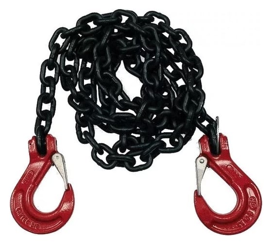 Крепежная цепь MEGASTROP ф8мм, с крюками, 8,0т х 4,0м, кл.8, цепь 8 х 24мм 4655753793769 1