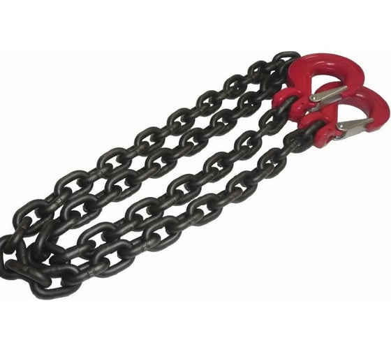 Крепежная цепь MEGASTROP ф13мм, с крюками, 21,2т х 3,0м, кл.8, цепь 13 х 39мм 4655753793912