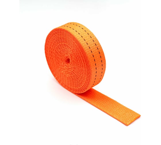 Лента полиэстеровая ЖЕЛДОРУСЛУГИ для стяжных систем 50 мм 5т 15м оранжевая 055015-О 1
