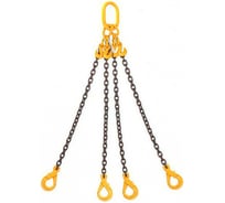 Строп цепной четырехветвевой ПК Такелаж 4СЦ 2,36т 6м укоротители, самозакрывающиеся крюки 4SCLKV2.3666