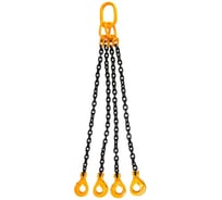 Строп цепной четырехветвевой ПК Такелаж 4СЦ 17т 7м самозакрывающиеся крюки 4SCV17167