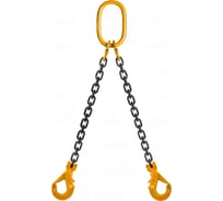 Строп цепной двухветвевой ПК Такелаж 2СЦ 1,6т 3,5м, самозакрывающиеся крюки 2SCV1.663.5