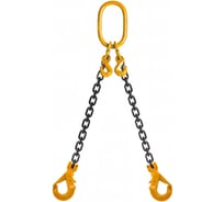 Строп цепной двухветвевой ПК Такелаж 2СЦ 2,12т 3м, укоротители,, самозакрывающиеся крюки 2SCLKV2.1273