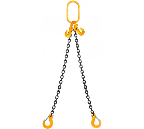 Строп цепной двухветвевой ПК Такелаж 2СЦ 5,3т 1,5м укоротители 2SCLK5.3101.5