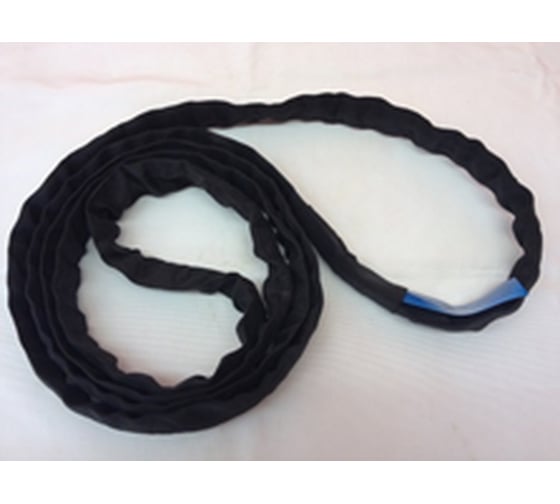 Круглопрядный кольцевой строп КантаПлюс в черном чехле концертный строп кКСКч-2,0/2,0м