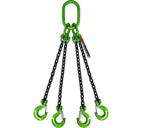 Строп цепной HITCH 4СЦ-4,25 т. (L=5,00м) 8 кл с крюками укоротителями SZ078939