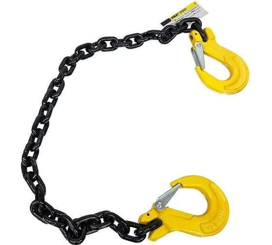 Цепь крепежная ПК Такелаж 8мм 2м крюк/крюк, в комплекте талреп цепной(стяжка) 6-8мм, 5,7т FCRC5.782
