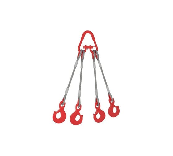 Строп канатный четырехветвевой ЗСК 4 СК 6,2 т / 5000 мм ТУ 4835-012-77850967-05 0002019.5