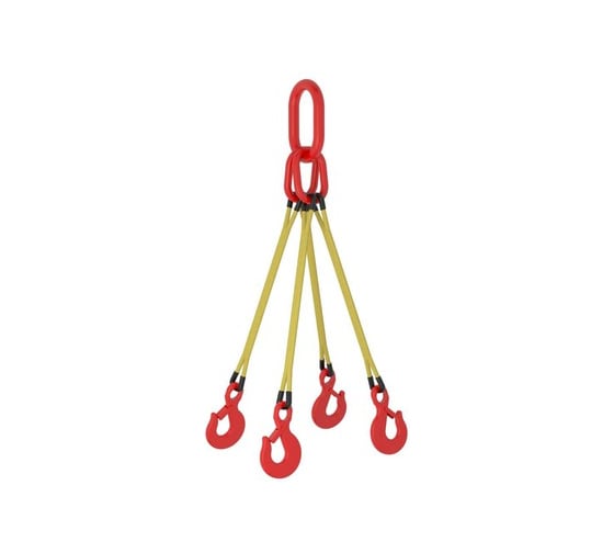 Строп текстильный круглопрядный четырехветвевой ЗСК 4СТк (4ССК) 4,0 т / 6000 мм, ТУ 4835-010-77850967-05, 0004779.6