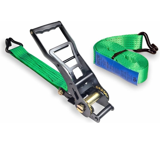 Ремень стяжной с длинной ручкой HITCH 330 мм RSL REGULAR 50мм, STF400DaN, 5T, 6М SZ094912