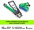Ремень стяжной с длинной ручкой HITCH 330 мм RSL REGULAR 50мм, STF400DaN, 5T, 6М SZ094912 2