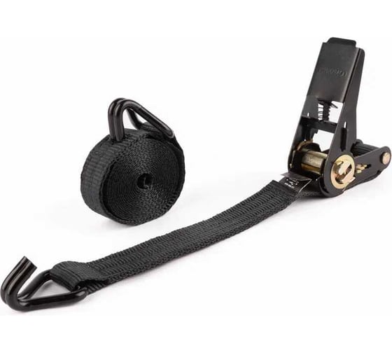 Стяжной ремень с храповым механизмом для крепления груза TopAuto 800кг/1,6т, 10 метров, 25мм РК0810UB