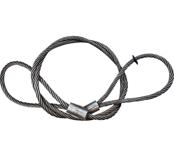 Канатный петлевой строп ТамбовТехСнаб СКП1/УСК1 2.8т. 4.5м, опрессовка 7930130727153