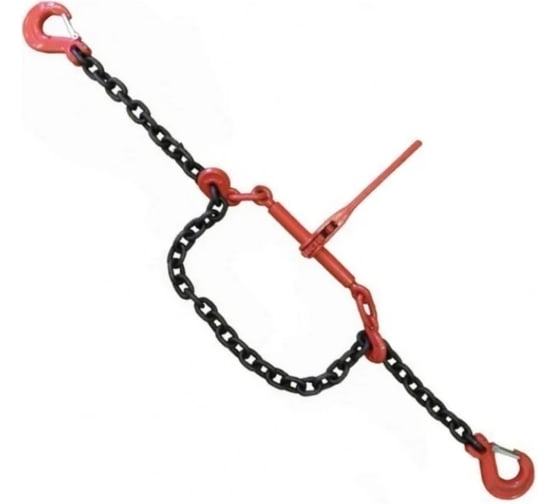 Крепежная цепь с талрепом СЕВЗАПКАНАТ СЗК крюк-крюк, 6 мм, 4 м 4631182088935