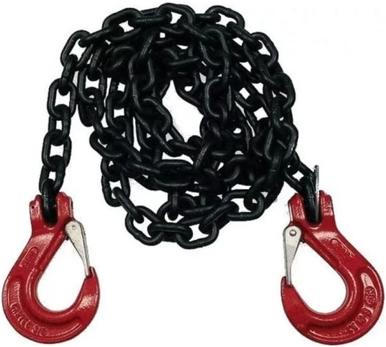 Крепежная цепь СЕВЗАПКАНАТ СЗК с крюками Цкр 6 мм, 2.24 т, 2 м 4631182089260
