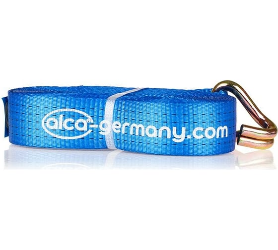 Ремень для крепления грузов Alca 5 т, 10 м х 50 мм, синий 406500