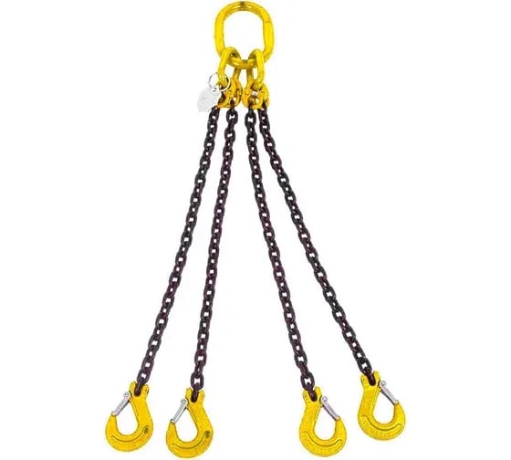 Строп цепной СаМат Плюс 4СЦ-2.36/8000 (2.36т/8м), с укорачивающими крюками STBR-0206