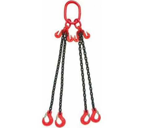 Цепной четырехветвевой строп с крюками укоротителями КанТраст  4СЦ 4,25/4000 4STS4254000R