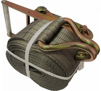 Стяжной ремень с крюками для крепления груза АБСОЛЮТ 5,0/10,0 т, L=8,5м, ширина ленты 100 мм 7930121035953