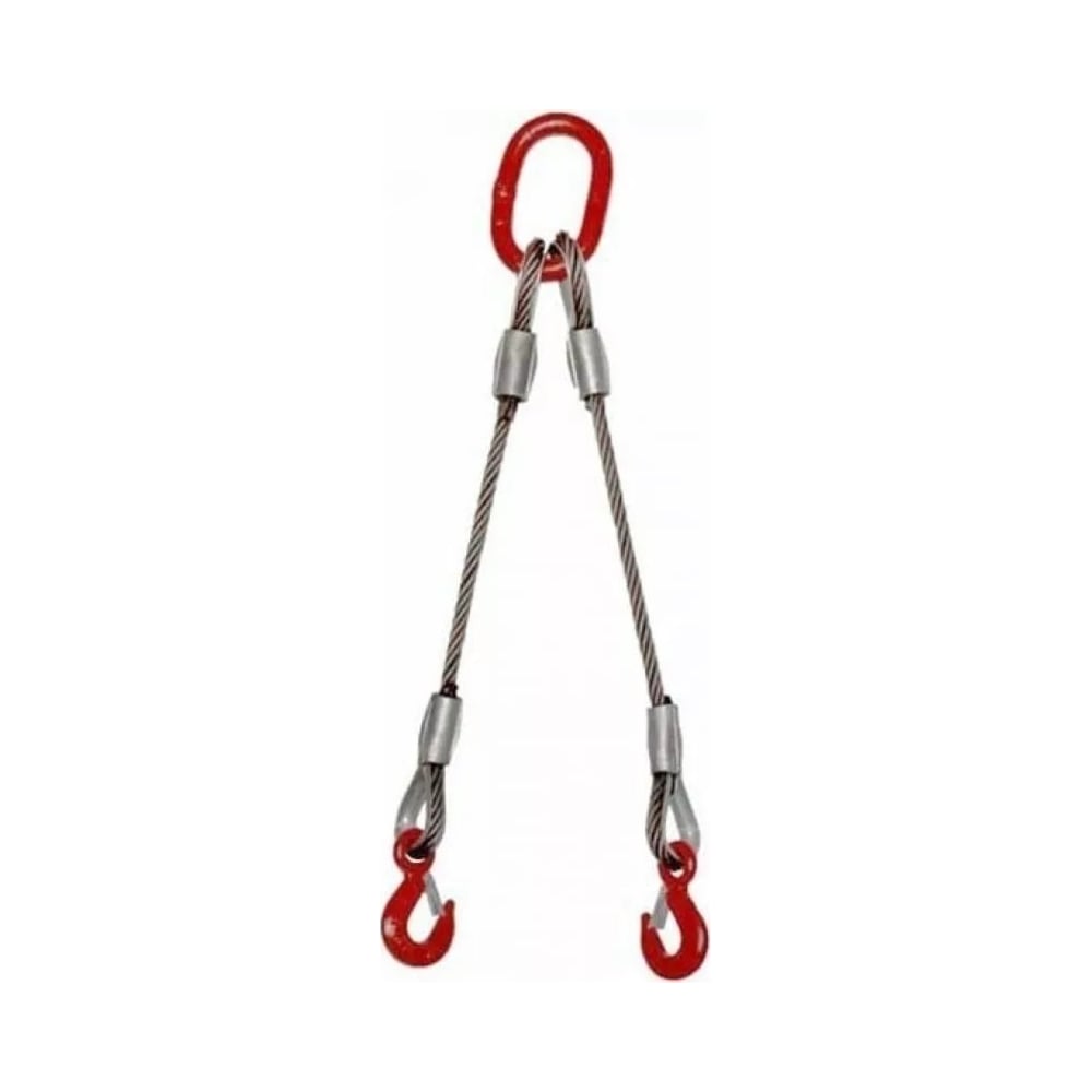 Канатный двухветвевой строп OCALIFT 2СК-1,25/3,0м опрессовка втулкой ...