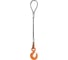 Канатный строп OCALIFT 1СК-0,4/1,2м нерж., опрессовка втулкой, петля - крюк 1ck120400gl 1