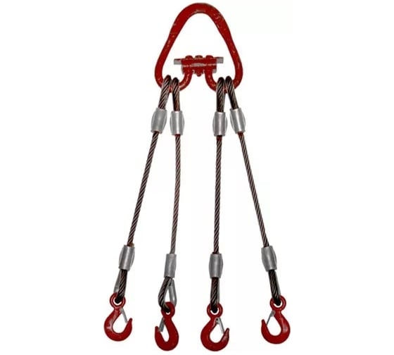 Канатный четырехветвевой строп OCALIFT 4СК-2,2/3,0м опрессовка втулкой 4ck3002200 1
