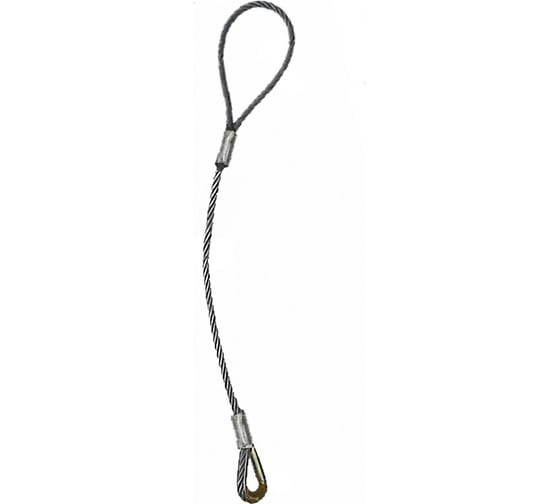 Канатный строп OCALIFT 1СК-0,75/2,5м опрессовка, петля с коушем без крюка 1ck250750n 1