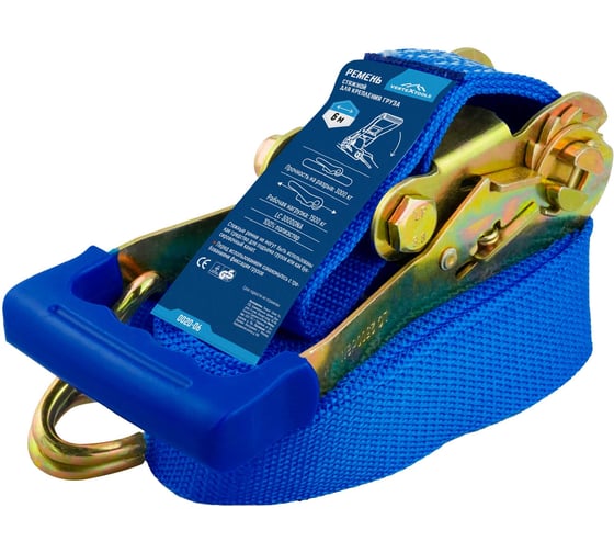 Стяжные ремни для крепления груза vertextools 6 м 0020-06