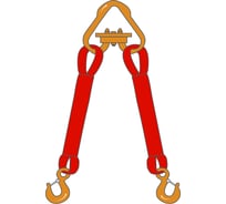 Двухветвевой текстильный строп ТамбовТехСнаб 2СТ 6 т, 4 м 7930130714542