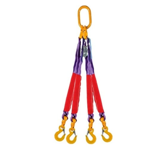 Четырехветвевой круглопрядный строп КантаПлюс к4КСК-2,36/5,0м 1