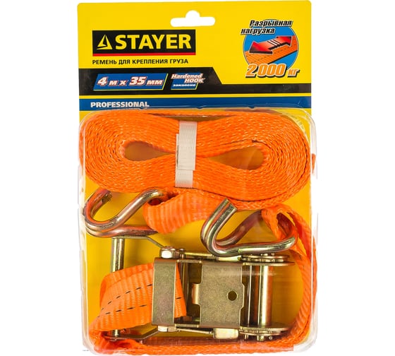 Ремень для крепления груза STAYER PROFESSIONAL 4 м 40562-4