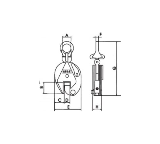 Захват для вертикального подъема листа ABLE PLC-05