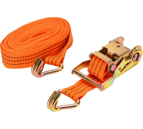 Багажный ремень с крюками STELS 8x0.038м, храповый механизм 54372