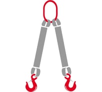 Двухветвевой текстильный строп Tplus 2СТ T007799 (5 т, 6 м)
