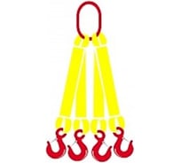 Четырехветвевой текстильный строп Tplus 4СТ T007897 (6т, 8м)