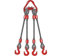 Четырехветвевой канатный строп (5 т, 1 м) Tplus 4СК T003954