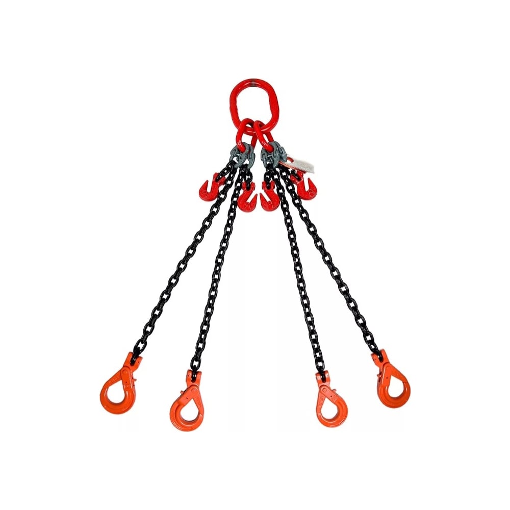 Цепной четырехветвевой строп OCALIFT 17 т, 4 м, 4 сц, с ...