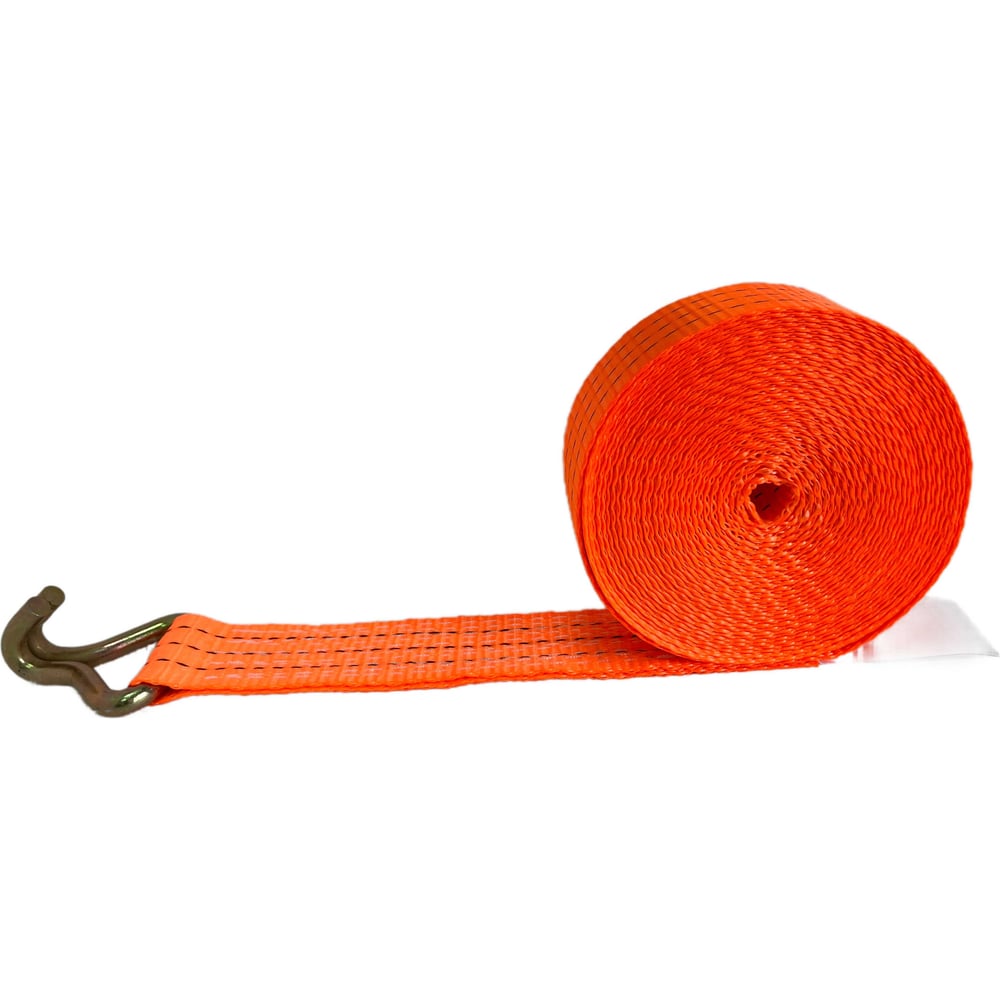 Стяжной ремень ООО Грузкомплект 5 т, 7.5 м, лента-крюк, без механизма ...