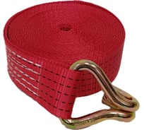 Стяжной ремень ООО Грузкомплект 5 т, 7.5 м, лента-крюк, без механизма СРЛК575