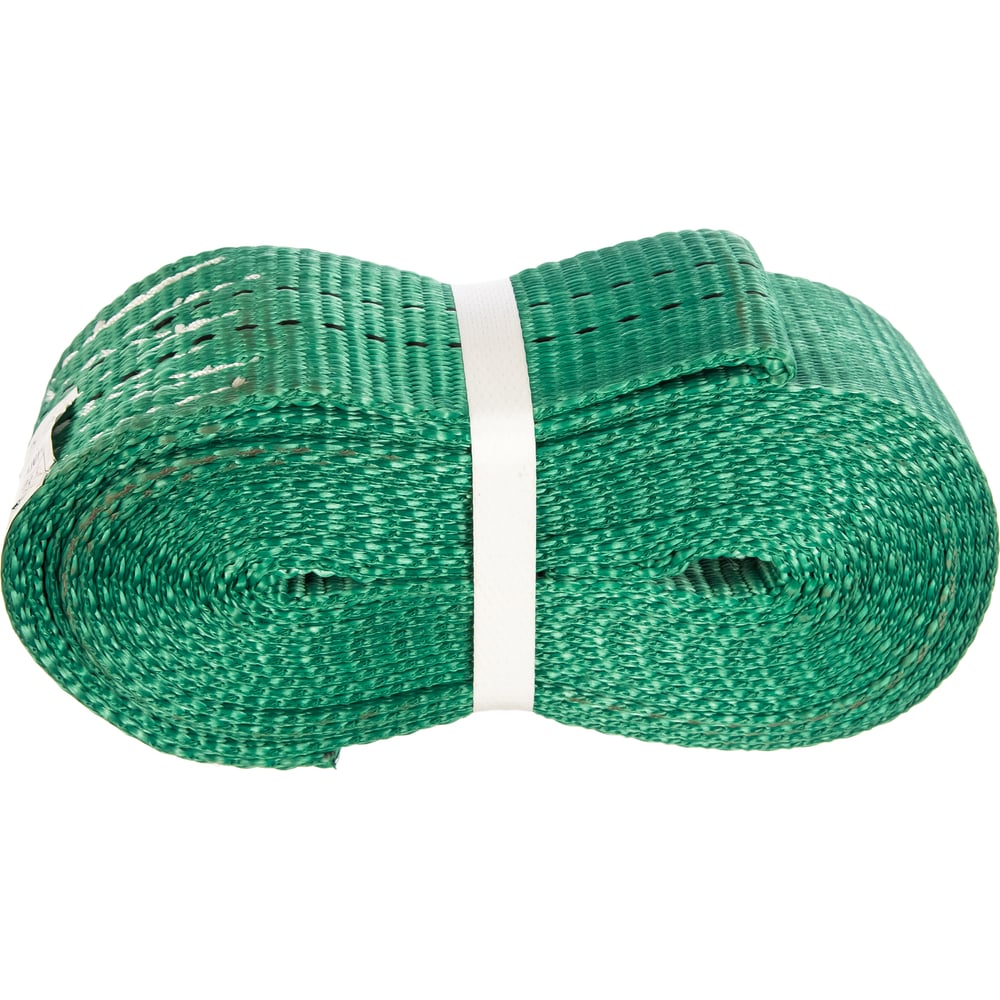 Строительная лента с петлей (6т, 5м, 60мм, зеленая) СТРОП-ПРО SP05110 ...