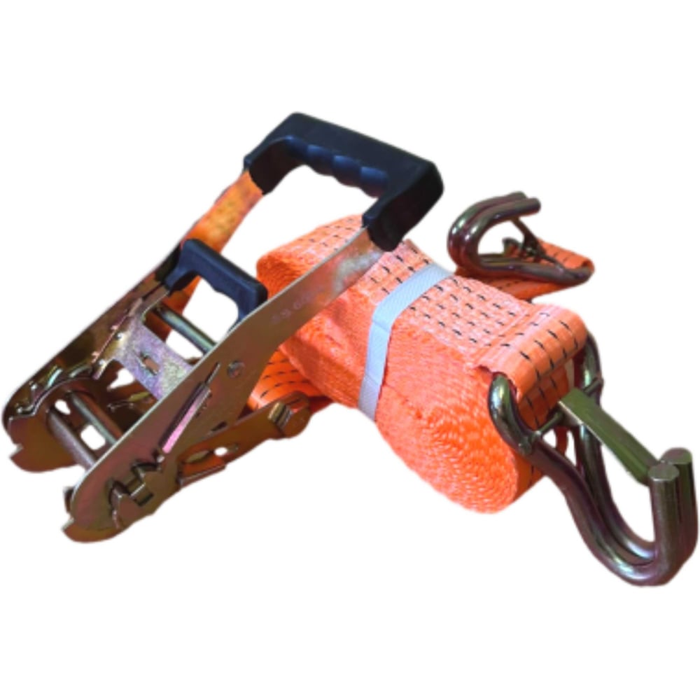 Стяжной ремень КанТраст крюк с защелкой, 50 мм, 6 т, 10 м ...