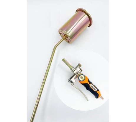 Горелка кровельная газовоздушная BlackWeld ГВ-1000Р D-60 мм, рычаг 150026